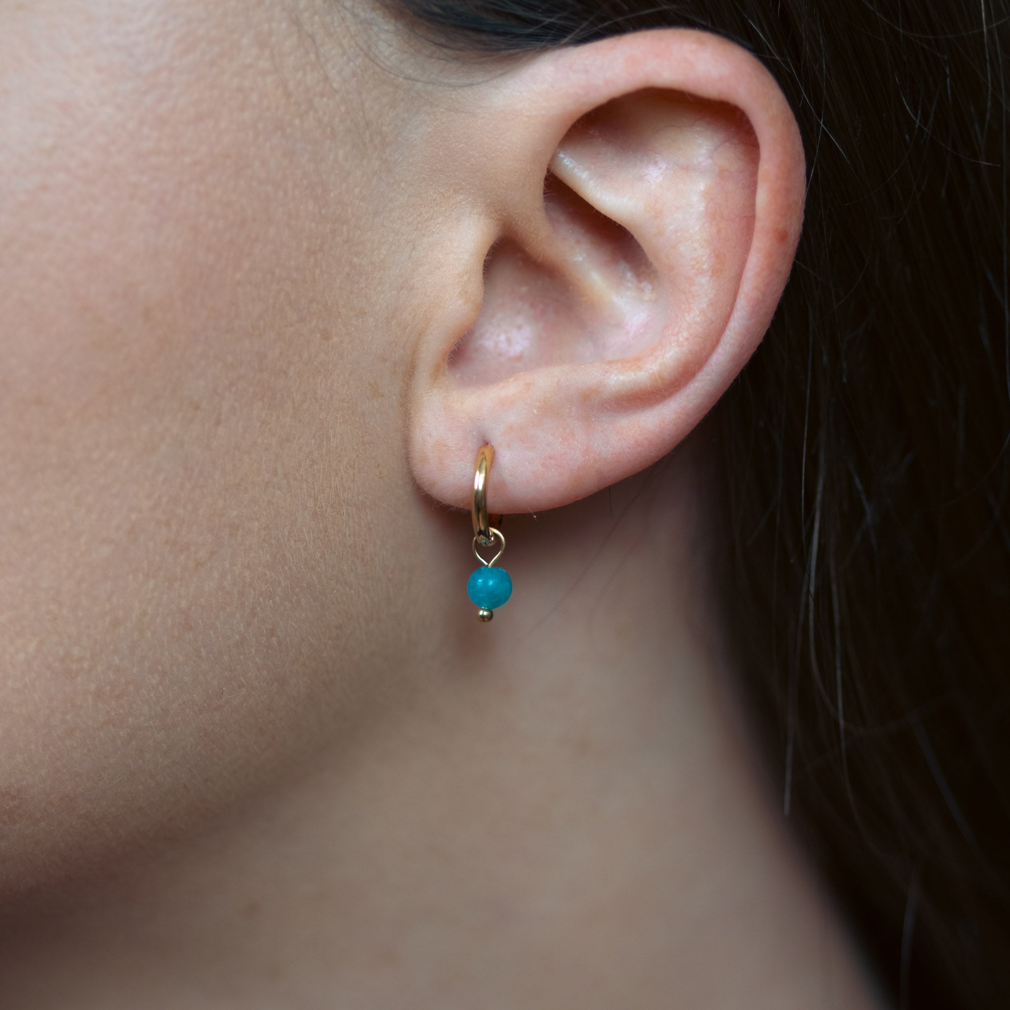 Boucles d'oreilles Serena en pierres Apatite - SLOYA